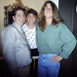 Jason, Mom, and me